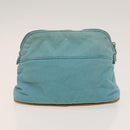 HERMES Bolide Pouch Canvas 6Set Orange Brown Red Auth ti3047-19