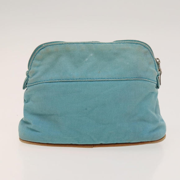 HERMES Bolide Pouch Canvas 6Set Orange Brown Red Auth ti3047