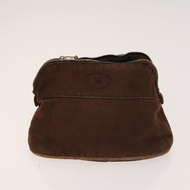 HERMES Bolide Pouch Canvas 6Set Orange Brown Red Auth ti3047 - 0