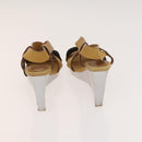 BALLY Fendi Chloe Sandals Leather 4Set White Black Brown Auth ti3052-11