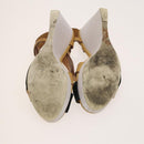 BALLY Fendi Chloe Sandals Leather 4Set White Black Brown Auth ti3052-13