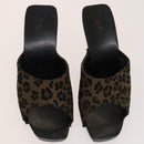 BALLY Fendi Chloe Sandals Leather 4Set White Black Brown Auth ti3052-8