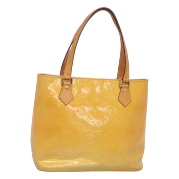 LOUIS VUITTON Monogram Vernis Houston Hand Bag Gris M91053 LV Auth ti3057