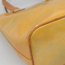 LOUIS VUITTON Monogram Vernis Houston Hand Bag Gris M91053 LV Auth ti3057-16