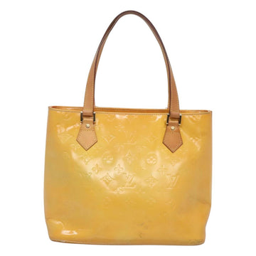 LOUIS VUITTON Monogram Vernis Houston Hand Bag Gris M91053 LV Auth ti3057 - 0