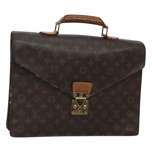 LOUIS VUITTON Monogram Serviette Conseiller Briefcase M53331 LV Auth ti3058