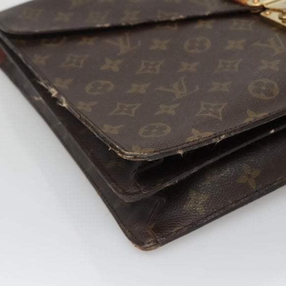 LOUIS VUITTON Monogram Serviette Conseiller Briefcase M53331 LV Auth ti3058