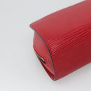 LOUIS VUITTON Epi Dauphine PM Pouch Castilian Red M48447 LV Auth ti3059-16