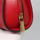 LOUIS VUITTON Epi Dauphine PM Pouch Castilian Red M48447 LV Auth ti3059-8