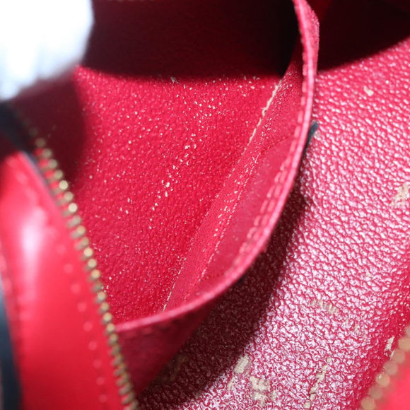 LOUIS VUITTON Epi Dauphine PM Pouch Castilian Red M48447 LV Auth ti3059