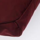 BURBERRY Black label Waist bag Nylon Red Auth ti3060-16