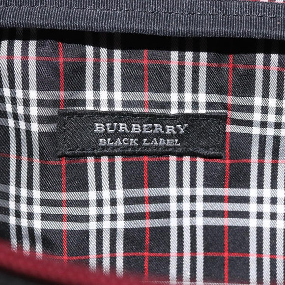 BURBERRY Black label Waist bag Nylon Red Auth ti3060