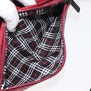 BURBERRY Black label Waist bag Nylon Red Auth ti3060-19
