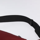 BURBERRY Black label Waist bag Nylon Red Auth ti3060-8