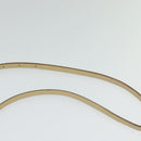 BURBERRY Nova Check Blue Label Shoulder Bag Nylon Brown Silver Auth ti3061-8