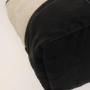 BURBERRY Tote Bag Canvas White Auth ti3062-14