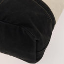 BURBERRY Tragetasche Canvas Weiß Auth ti3062-15