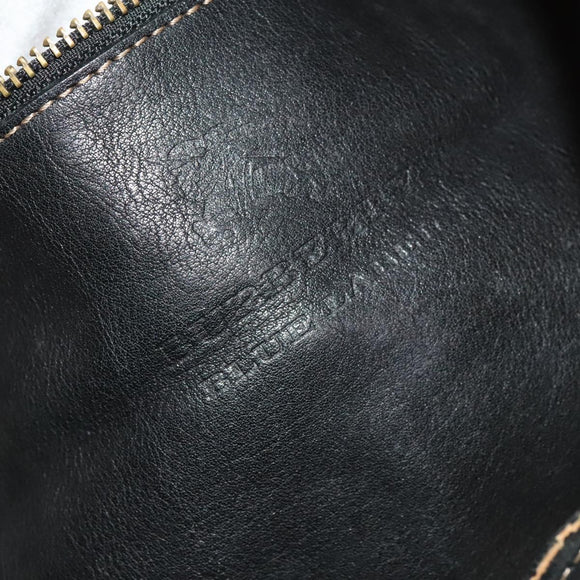 BURBERRY Tote Bag Canvas White Auth ti3062