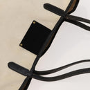 BURBERRY Tote Bag Canvas White Auth ti3062-6