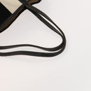 BURBERRY Tote Bag Canvas White Auth ti3062-7