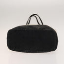 BURBERRY Tote Bag Canvas White Auth ti3062-5