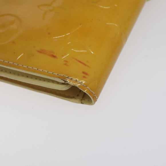 LOUIS VUITTON Monogram Vernis Walker Shoulder Wallet Gris M91031 LV Auth ti3063