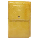 LOUIS VUITTON Monogram Vernis Walker Shoulder Wallet Gris M91031 LV Auth ti3063-13