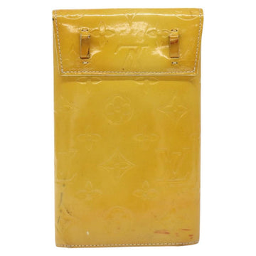 LOUIS VUITTON Monogram Vernis Walker Shoulder Wallet Gris M91031 LV Auth ti3063 - 0