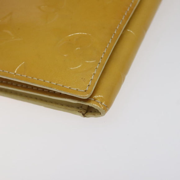 LOUIS VUITTON Monogram Vernis Walker Shoulder Wallet Gris M91031 LV Auth ti3063