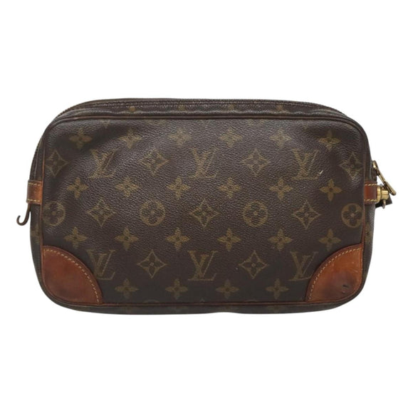 LOUIS VUITTON Monogram Marly Dragonne GM Clutch Bag M51825 LV Auth ti3064