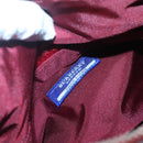 BURBERRY Blue Label Shoulder Bag Nylon Red Silver Auth ti3065-18