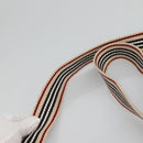 BURBERRY Blue Label Shoulder Bag Nylon Red Silver Auth ti3065-8