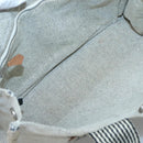 HERMES Fourre Tout PM Hand Bag Canvas Gray Auth ti3070-14