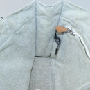 HERMES Fourre Tout PM Hand Bag Canvas Gray Auth ti3070-16