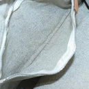 HERMES Fourre Tout PM Hand Bag Canvas Gray Auth ti3070-17