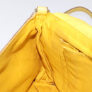 BURBERRY Blue Label Shoulder Bag Leather Yellow Gold Auth ti3071-19