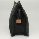 HERMES Fourre Tout Clutch Bag Canvas Black Auth ti3076-3
