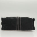 HERMES Fourre Tout Clutch Bag Canvas Black Auth ti3076-7