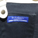 BURBERRY Blue Label Shoulder Bag Canvas Black White Auth ti3081-10