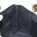 BURBERRY Blue Label Shoulder Bag Canvas Black White Auth ti3081-19