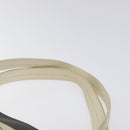 BURBERRY Blue Label Shoulder Bag Canvas Black White Auth ti3081-8