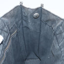 HERMES Fourre Tout PM Hand Bag Canvas Black Silver Auth ti3082-18