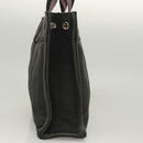 HERMES Fourre Tout PM Hand Bag Canvas Black Silver Auth ti3082-4