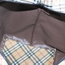 Burberrys Nova Check Tote Bag Nylon Brown Auth ti3085-17