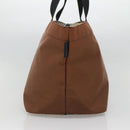 Burberrys Nova Check Tote Bag Nylon Brown Auth ti3085-3