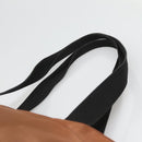 Burberrys Nova Check Tote Bag Nylon Brown Auth ti3085-8