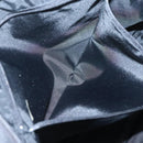 Burberrys Nova Check Blue Label Hand Bag Nylon Beige Silver Auth ti3086-21