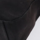 BURBERRY Hand Bag Canvas Black Silver Auth ti3087-15