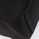 BURBERRY Hand Bag Canvas Black Silver Auth ti3087-16