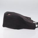 BURBERRY Hand Bag Canvas Black Silver Auth ti3087-3
